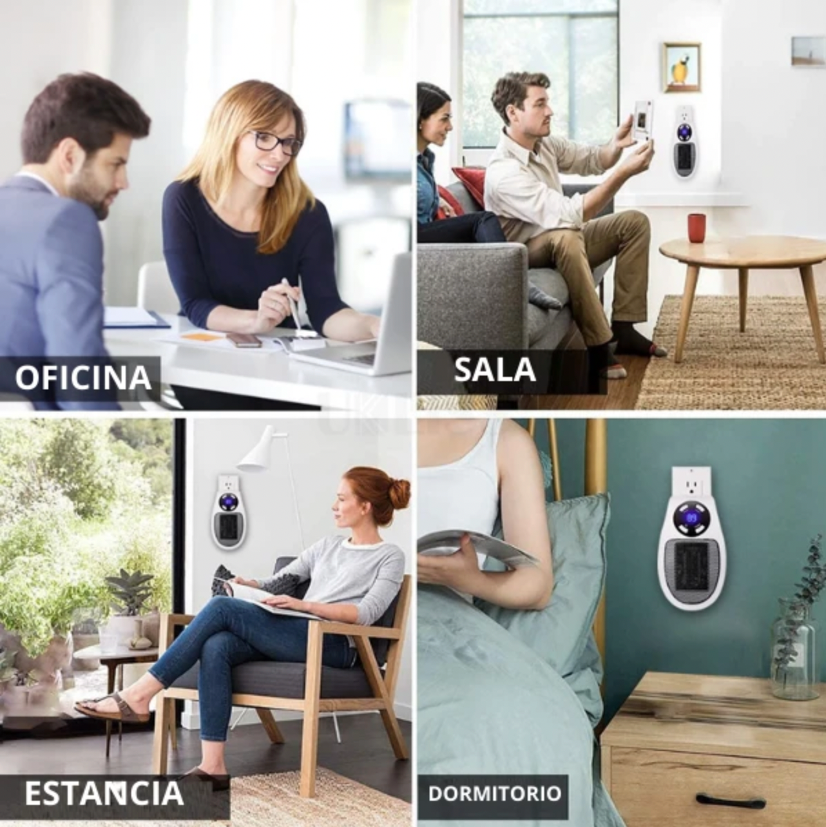 Calefactor Portátil | 500W con Control Remoto